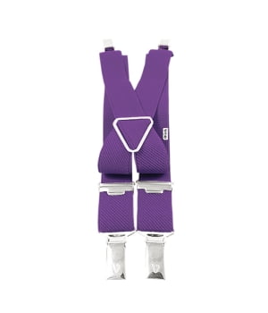 Παιδικές Τιράντες με 4 Κλιπς 25mm Λιλά