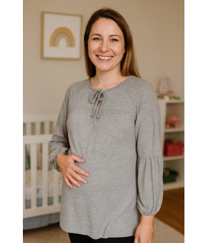 Μπλούζα Εγκυμοσύνης Γκρι