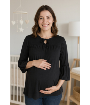 Μπλούζα Εγκυμοσύνης Μαύρη