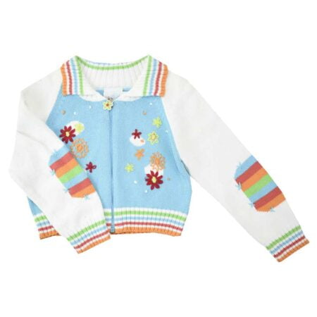 Ζακέτα Βαμβακερή Γαλάζια