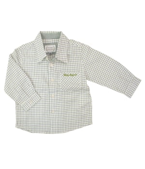 Πουκάμισο Βρεφικό Καρώ Πράσινο