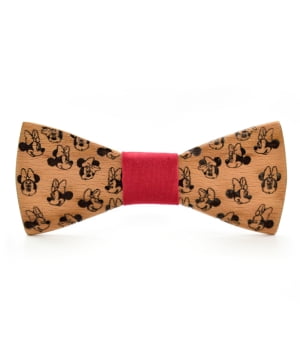 Ξύλινο Παπιγιόν Παιδικό Mickey all Around Minnie