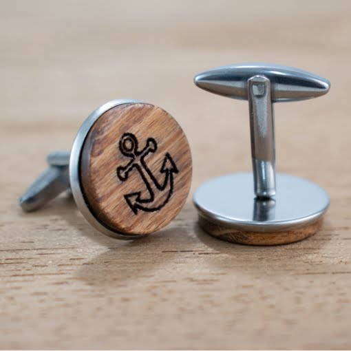 Μανικετόκουμπα Άγκυρες Natural - Image 2