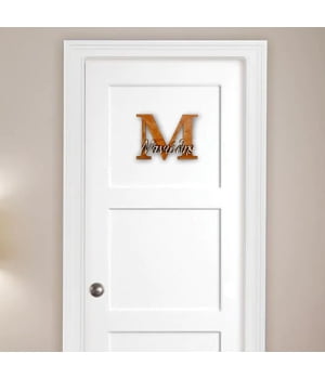 Ξύλινη Πινακίδα για την Πόρτα του Παιδικού Δωματίου Μονόγραμμα & Όνομα