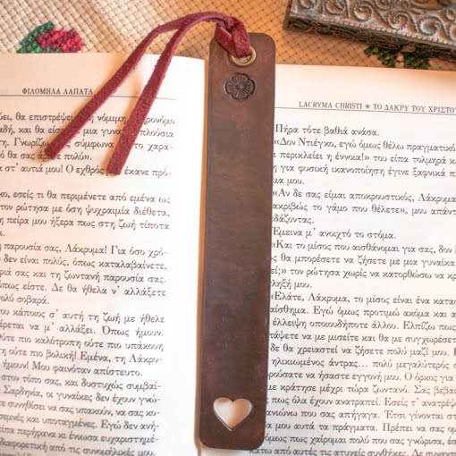 Σελιδοδείκτης Δερμάτινος Καρδιά - Image 2