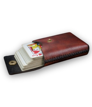 Δερμάτινη Χειροποίητη Θήκη για Τράπουλα