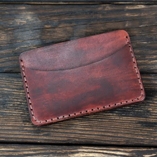 Πορτοφόλι Δερμάτινο Χειροποίητο για Κάρτες και Χαρτονομίσματα - Image 3