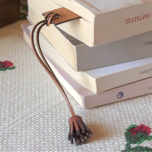 Σελιδοδείκτης Δερμάτινος με Αρχικά - Image 4