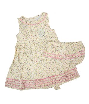 Φορεματάκι Βρεφικό Πολύχρωμο με Λουλουδάκια