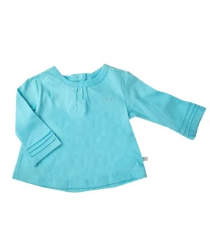 Μπλουζάκι Μακρυμάνικο Βαμβακερό Μπλε