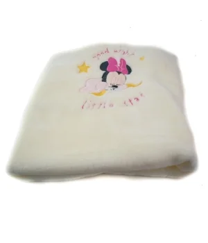 Κουβέρτα Βελούρ Minnie Αγκαλιάς 80Χ110