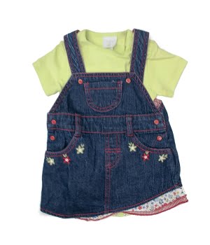 Σετ Τζιν Φουστίνα και Μπλούζα Λαχανί