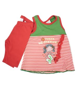 Βαμβακερό Σετ Κολάν και Μακρύ Μπλουζάκι