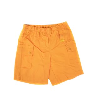 Βρεφικό Σετ Σαλοπέτα Πορτοκαλί και Κοντομάνικο Μπλουζάκι