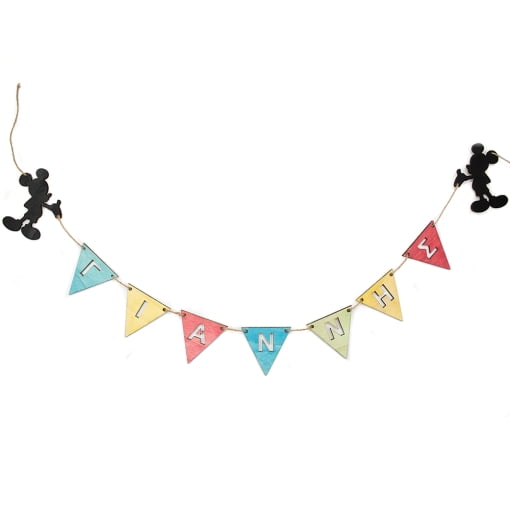 Γιρλάντα με Ξύλινα Σημαιάκια Με Όνομα - Image 8