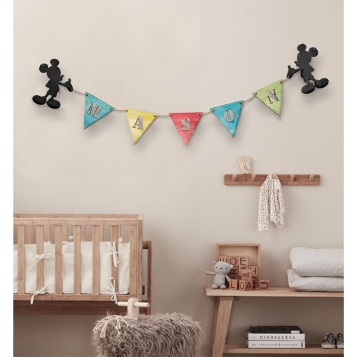 Γιρλάντα με Ξύλινα Σημαιάκια Με Όνομα - Image 2