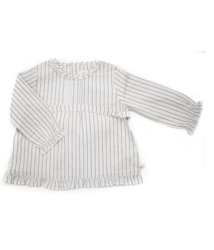 βρεφικό πουκαμισάκι ριγέ μαύρο άσπρο