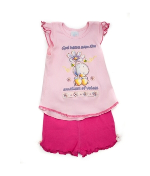 Πυτζαμάκι Ροζ Παπάκι