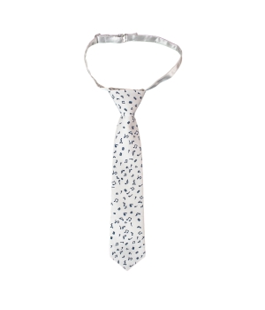 Γραβάτα Παιδική Λευκή Μουσικές Νότες