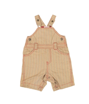 Βρεφική Σαλοπέτα Μπεζ Κόκκινο Ριγέ