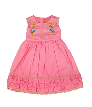 Φόρεμα Βαμβακερό Ροζ