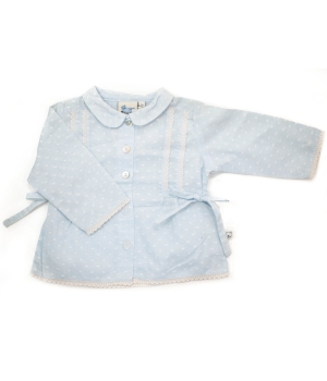 Πουκάμισο Βρεφικό Γαλάζιο Πουά