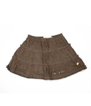 Βρεφική Φούστα Κοτλέ Καφέ