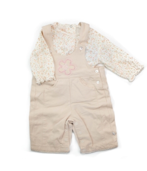 Σετ Σαλοπέτα και Μπλουζάκι Μπεζ