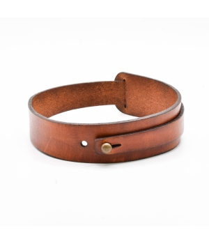 Δερμάτινο Βραχιόλι Καφέ
