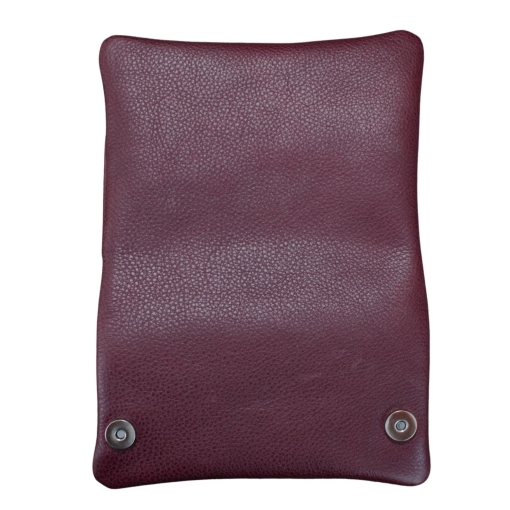 Καπνοθήκη Δερμάτινη Τύπου Καβάτζα Μπορντώ - Image 3