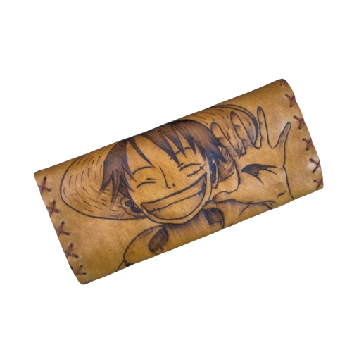 Καπνοθήκη Χειροποίητη Δερμάτινη Monkey D. Luffy - Image 2