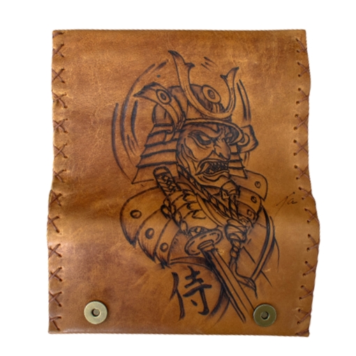 Καπνοθήκη Χειροποίητη Δερμάτινη Samurai Ghost