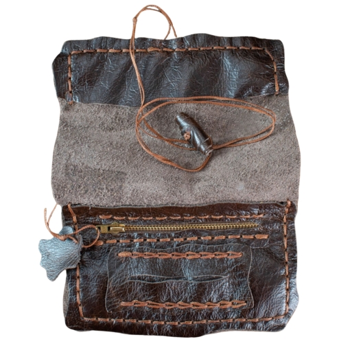 Καπνοθήκη Δερμάτινη Καφέ - Image 3