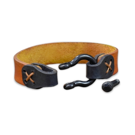 Βραχιόλι Δερμάτινο με Κρίκο - Image 2