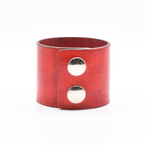 Περικάρπιο Δερμάτινο Κόκκινο 5cm - Image 2