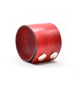 Περικάρπιο Δερμάτινο Κόκκινο 5cm