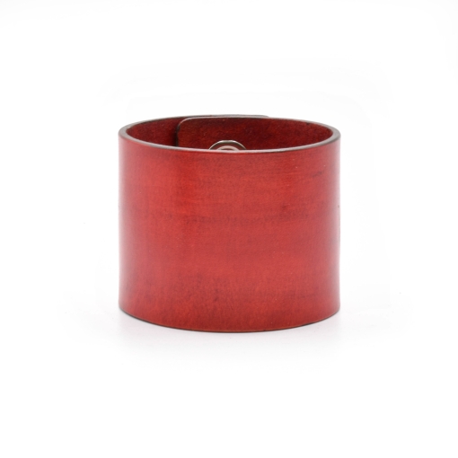 Περικάρπιο Δερμάτινο Κόκκινο 5cm - Image 3