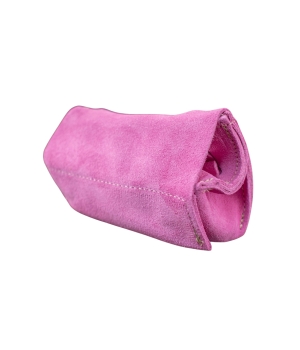 Καπνοθήκη Μικρό Πουγκί Δερματινη Σουέτ Ροζ