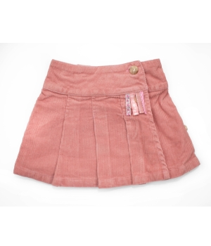 Βρεφική Φούστα Κοτλέ Ροζ