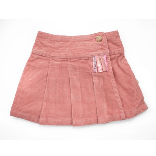 Βρεφική Φούστα Κοτλέ Ροζ