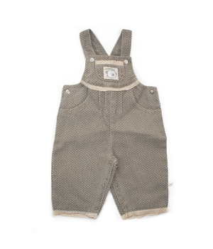 Βρεφική Σαλοπέτα Πουά Χακί