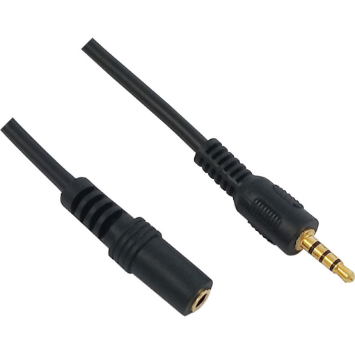 Cable 3.5mm male - 3.5mm female 1.5m