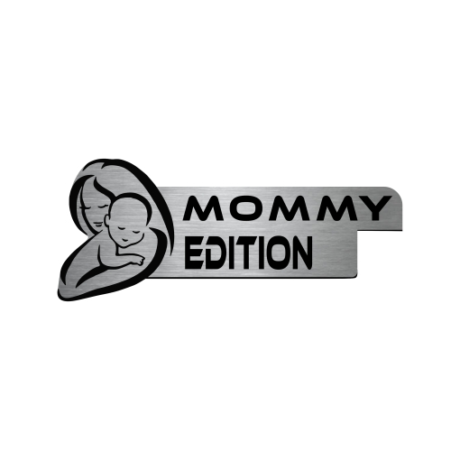 Διακοσμητικό Ακρυλικό Αυτοκόλλητο Αυτοκινήτου Mommy - Image 2