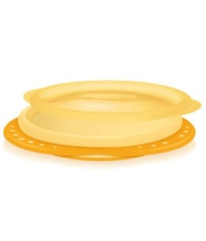 Παιδικό Πιάτο με Καπάκι Πορτοκαλί