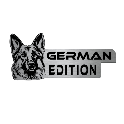 Διακοσμητικό Ακρυλικό Αυτοκόλλητο Αυτοκινήτου German Sheperd - Image 2