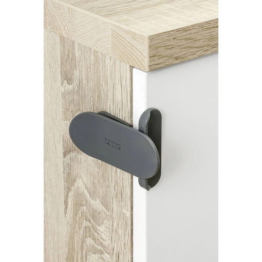 Ασφάλεια για Ντουλάπια και Συσκευές 2τμχ Γκρι - Image 3